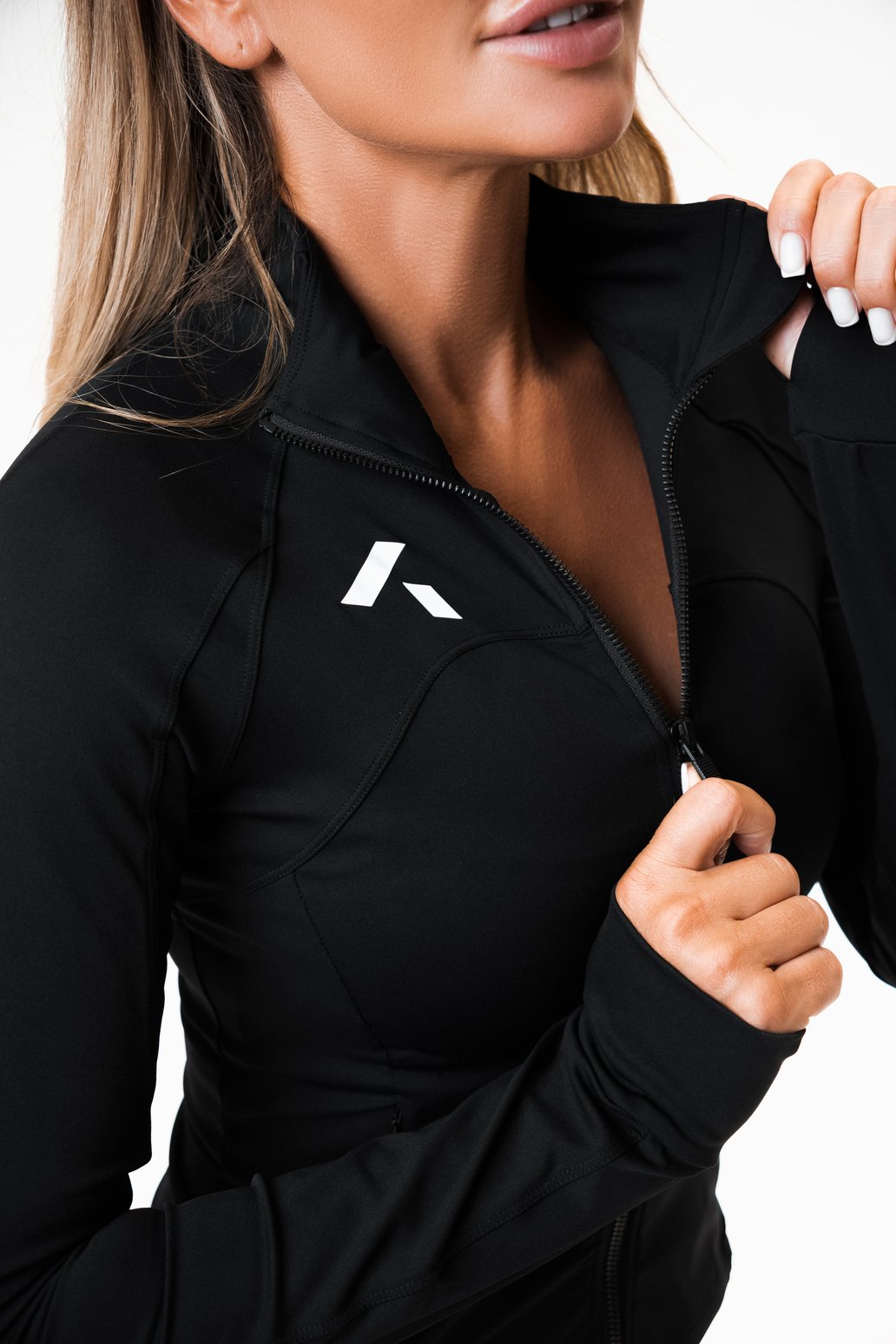 Sleek Performance Zip Jacket